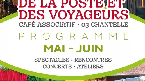 Programme de l'Hôtel de la Poste et des Voyageurs / MAI-JUIN