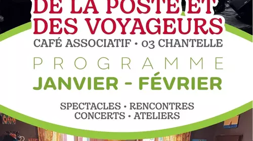 Programme de l'Hôtel de la Poste et des Voyageurs / JANVIER-FEVRIER 